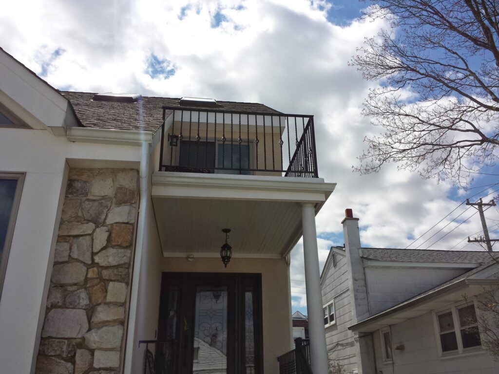 Traditional custom ornamental aluminum rail at the beach, photo 8 of 8