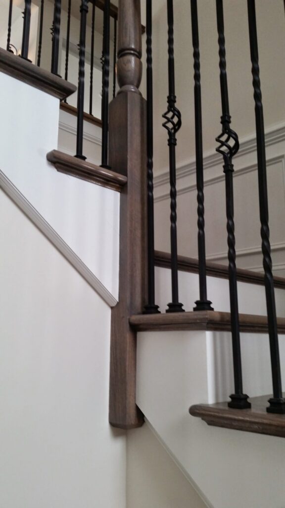 Simple traditional staircase with clean lines: Classic bucks county home in Blue Bell PA, photo 3 of 19