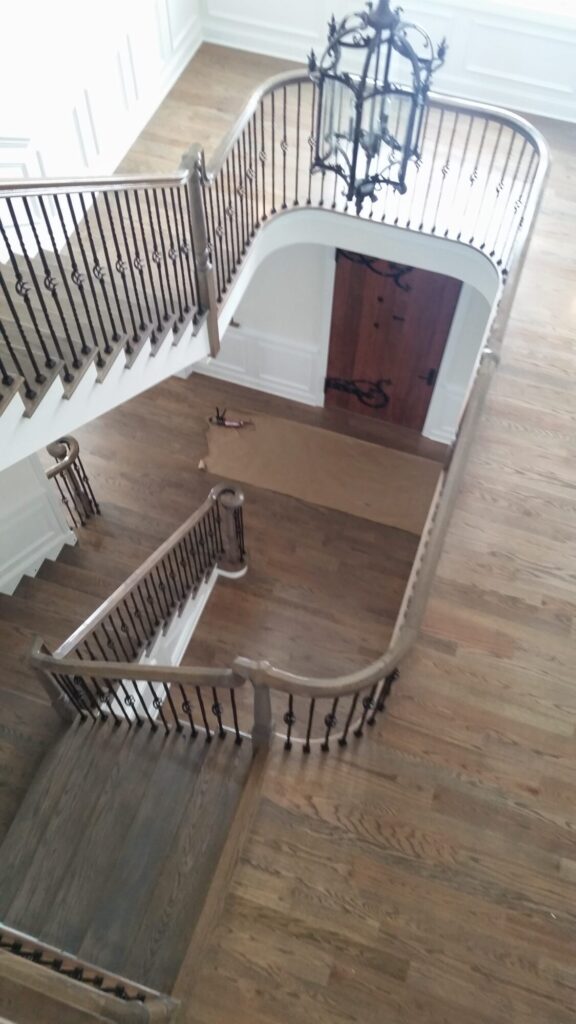 Simple traditional staircase with clean lines: Classic bucks county home in Blue Bell PA, photo 17 of 19